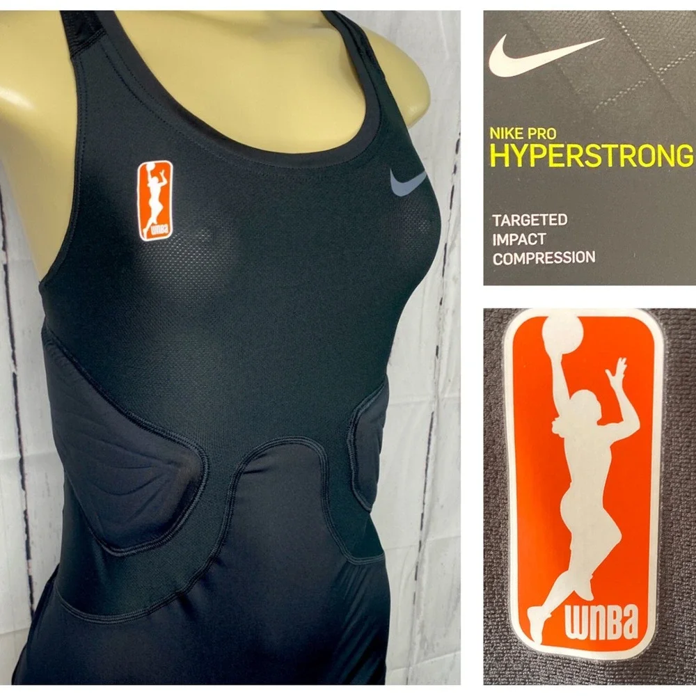 Nike Tank Top Padded Women XL WNBA Pro Hyperstrong Team Issued Compression NWT